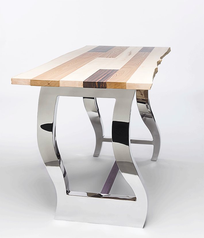 Mange debout sublime en inox Equinox Exclusive