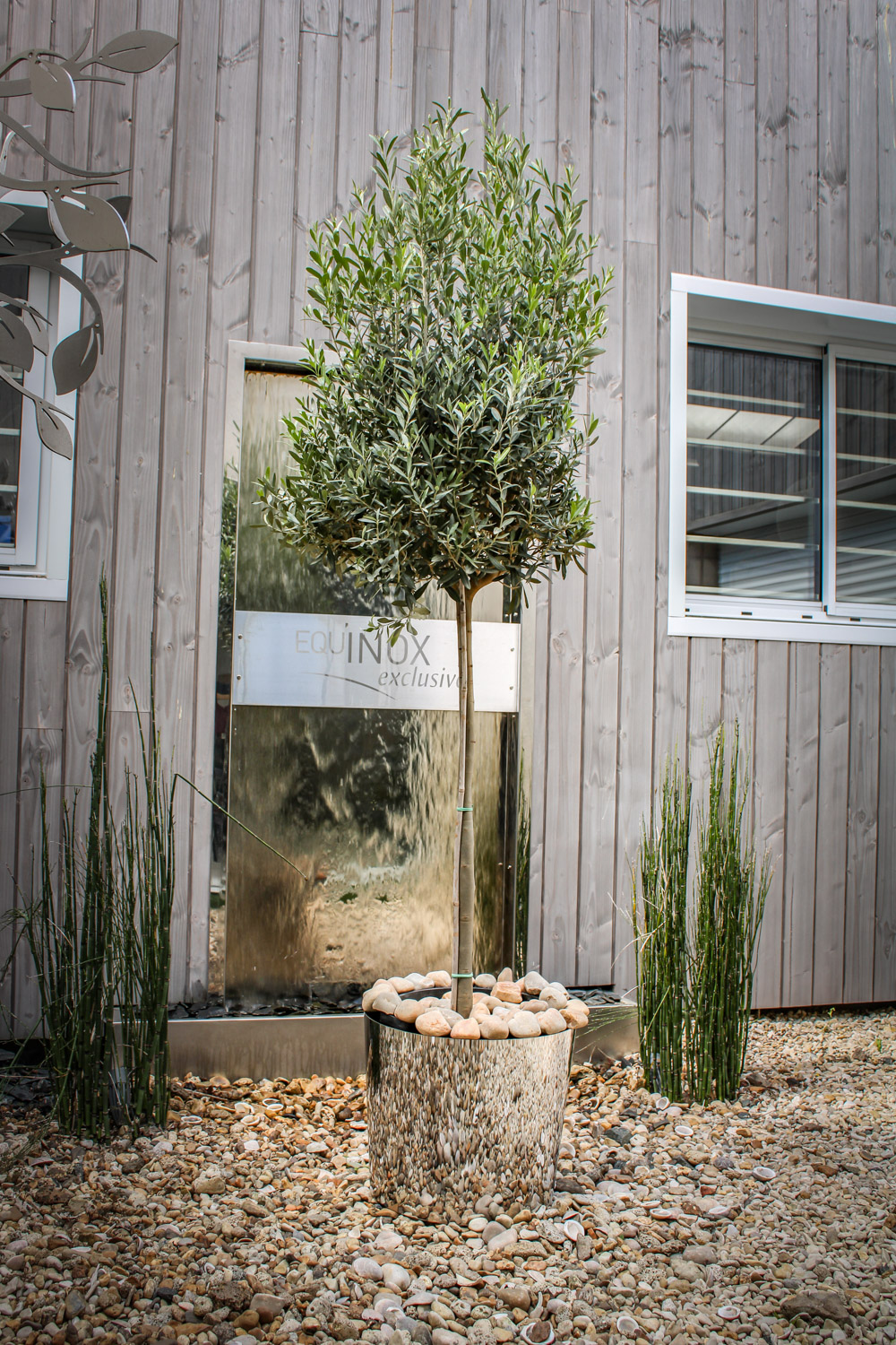 Pots de fleurs inox Equinox Exclusive